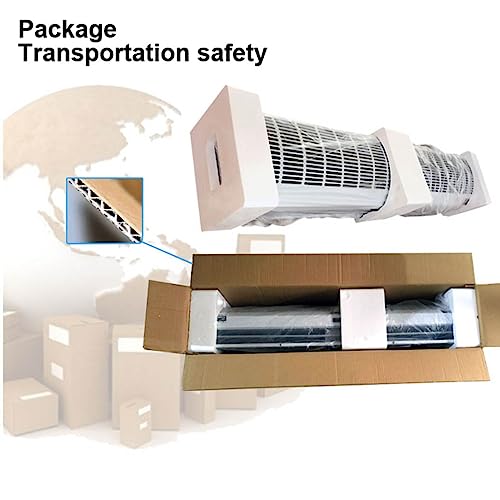 Wall Mounted Air Curtain Fan 90cm Remote Controlled 2 Speeds H673415