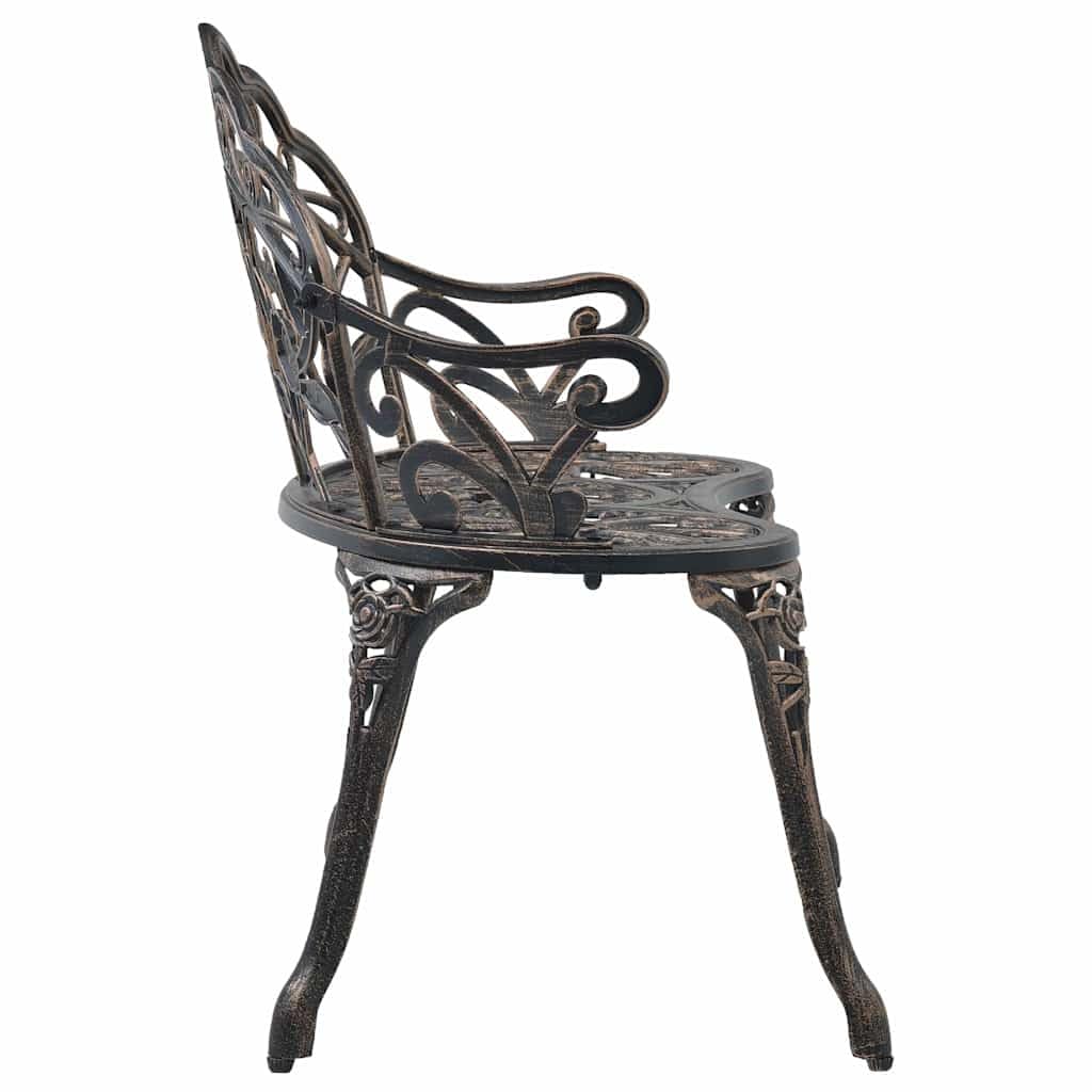 Bronze Cast Aluminum Outdoor Bench F209217