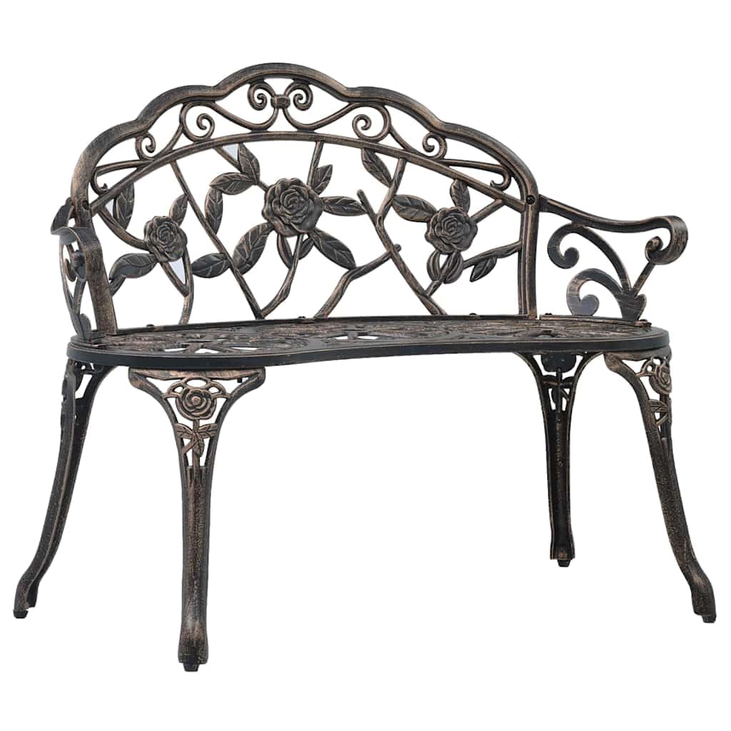 Bronze Cast Aluminum Outdoor Bench F209217