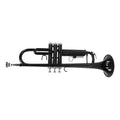 Bb Trumpet Set Brass Wind Instrument with Mouthpiece and Case M285157