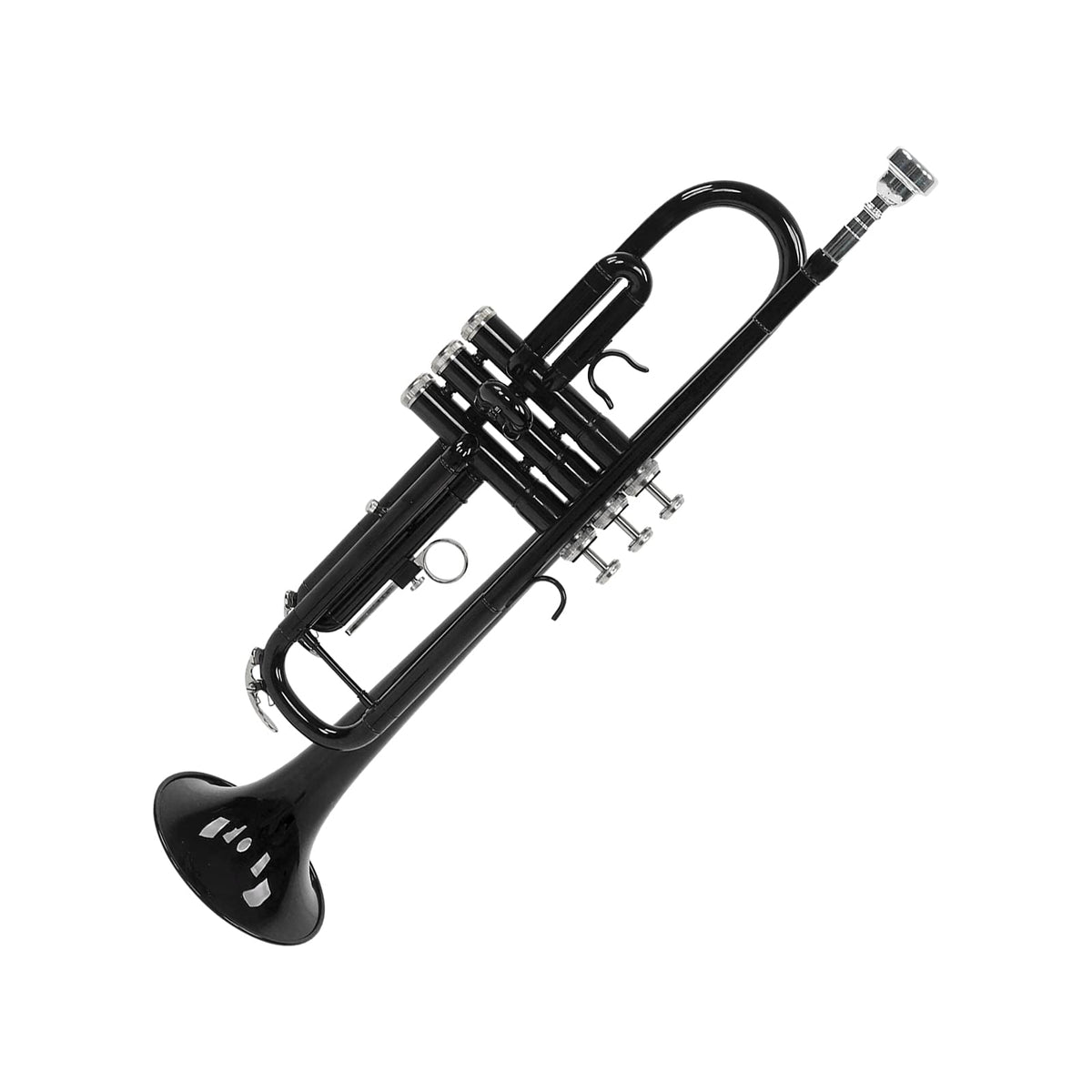 Bb Trumpet Set Brass Wind Instrument with Mouthpiece and Case M285157
