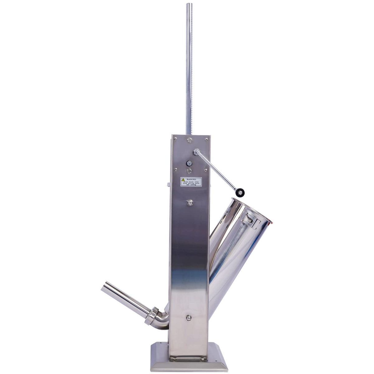 Stainless Steel 15LB Sausage Stuffer with 4 Stuffing Tubes Q936