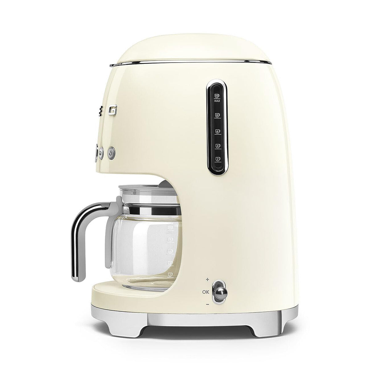 Cream Drip Coffee Machine with 10 Cup Glass Carafe A561