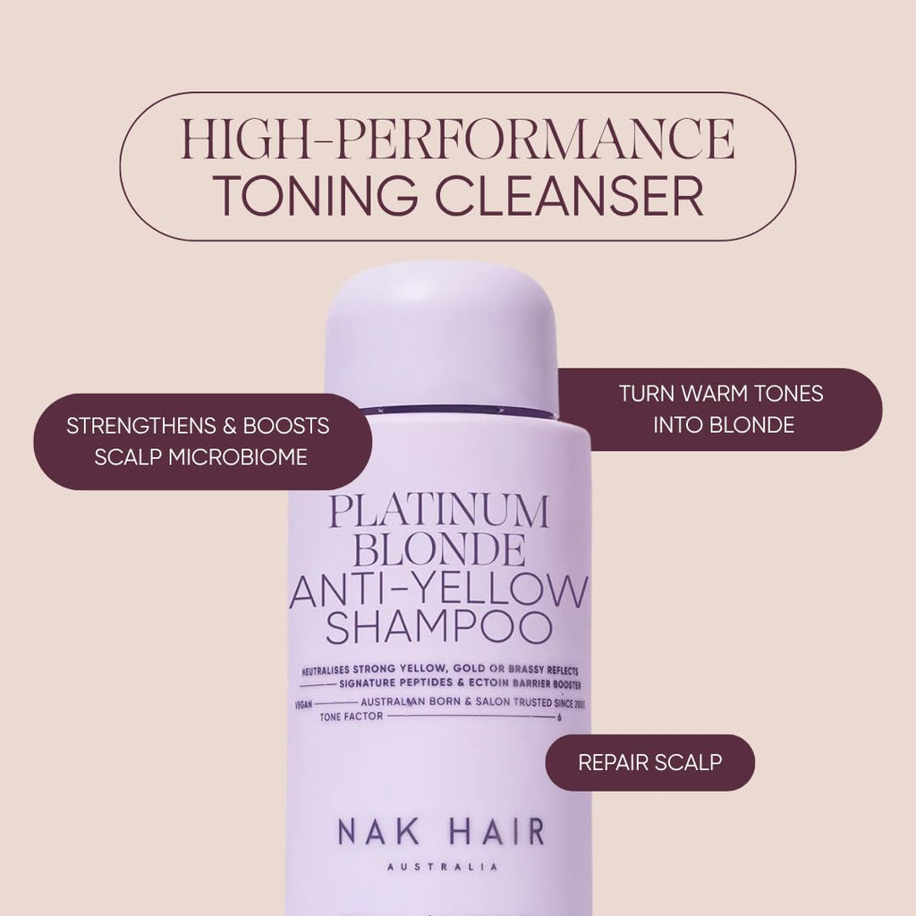 Blonde Shampoo, Conditioner & Toning Foam Set L9063