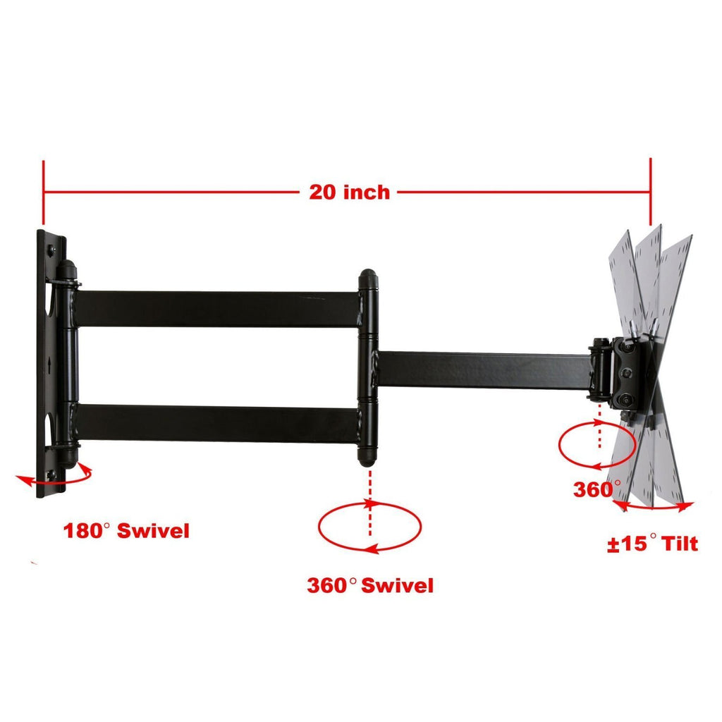Single Stud Swing Arm TV Wall Mount P91709