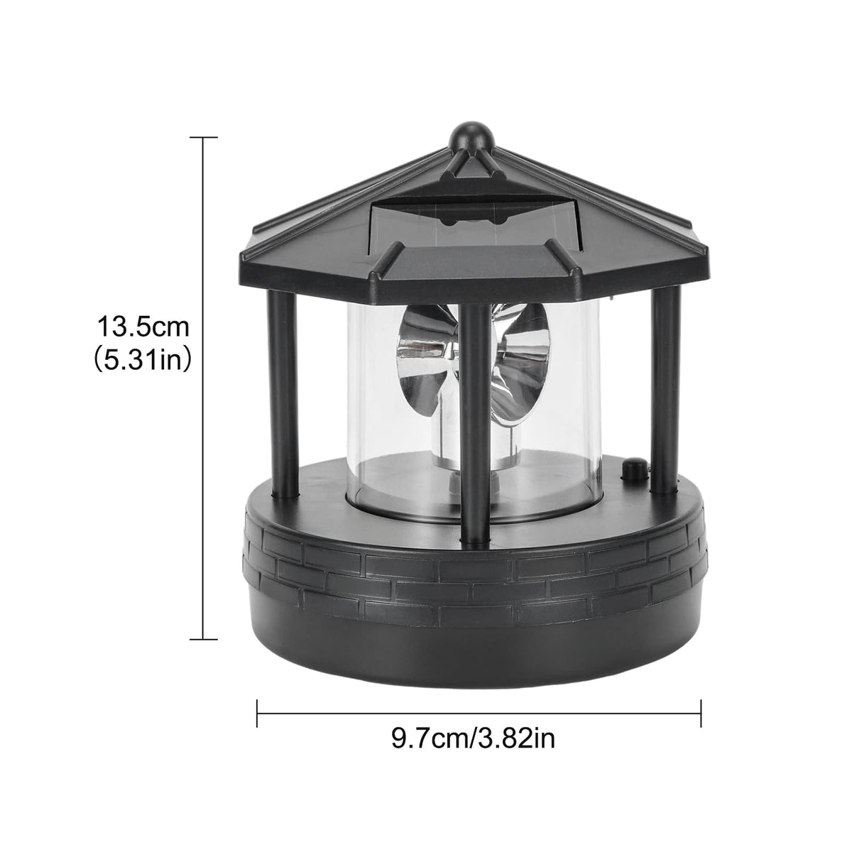Black Solar Lighthouse Light U853