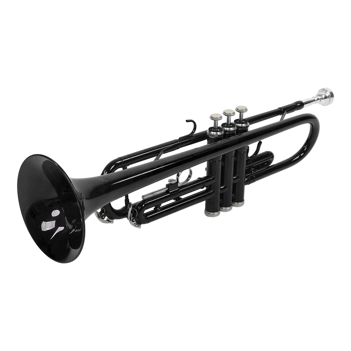 Bb Trumpet Set Brass Wind Instrument with Mouthpiece and Case M285157