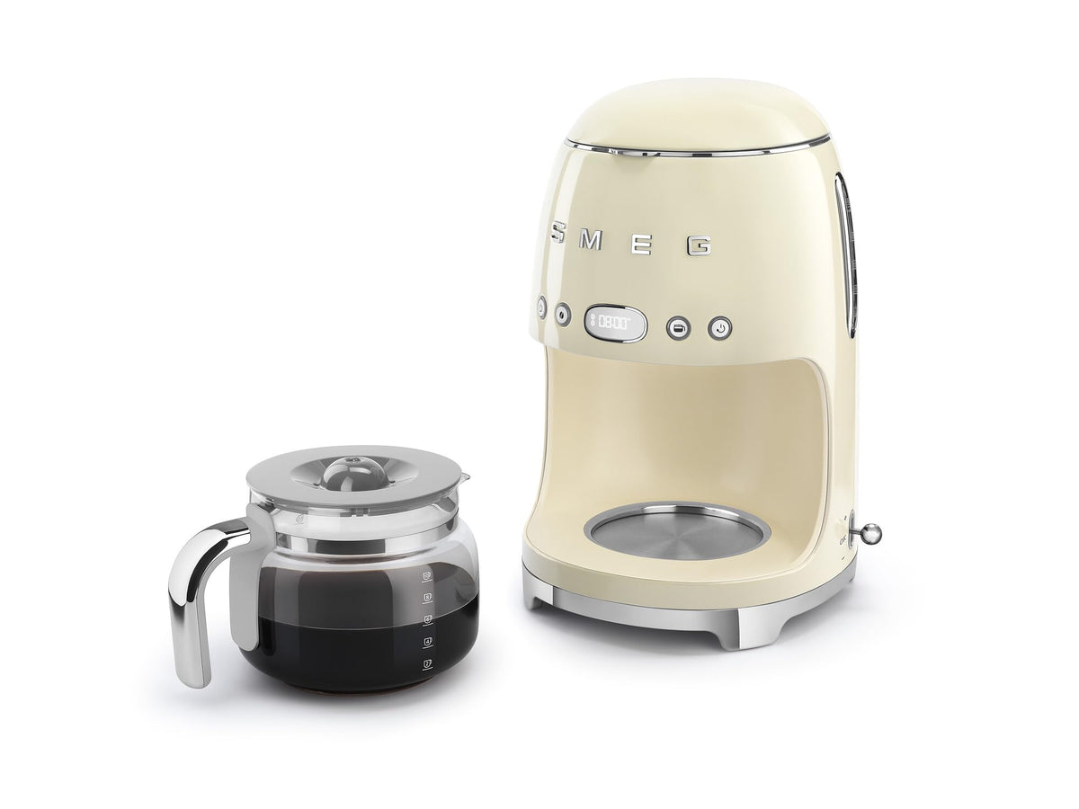 Cream Drip Coffee Machine with 10 Cup Glass Carafe A561