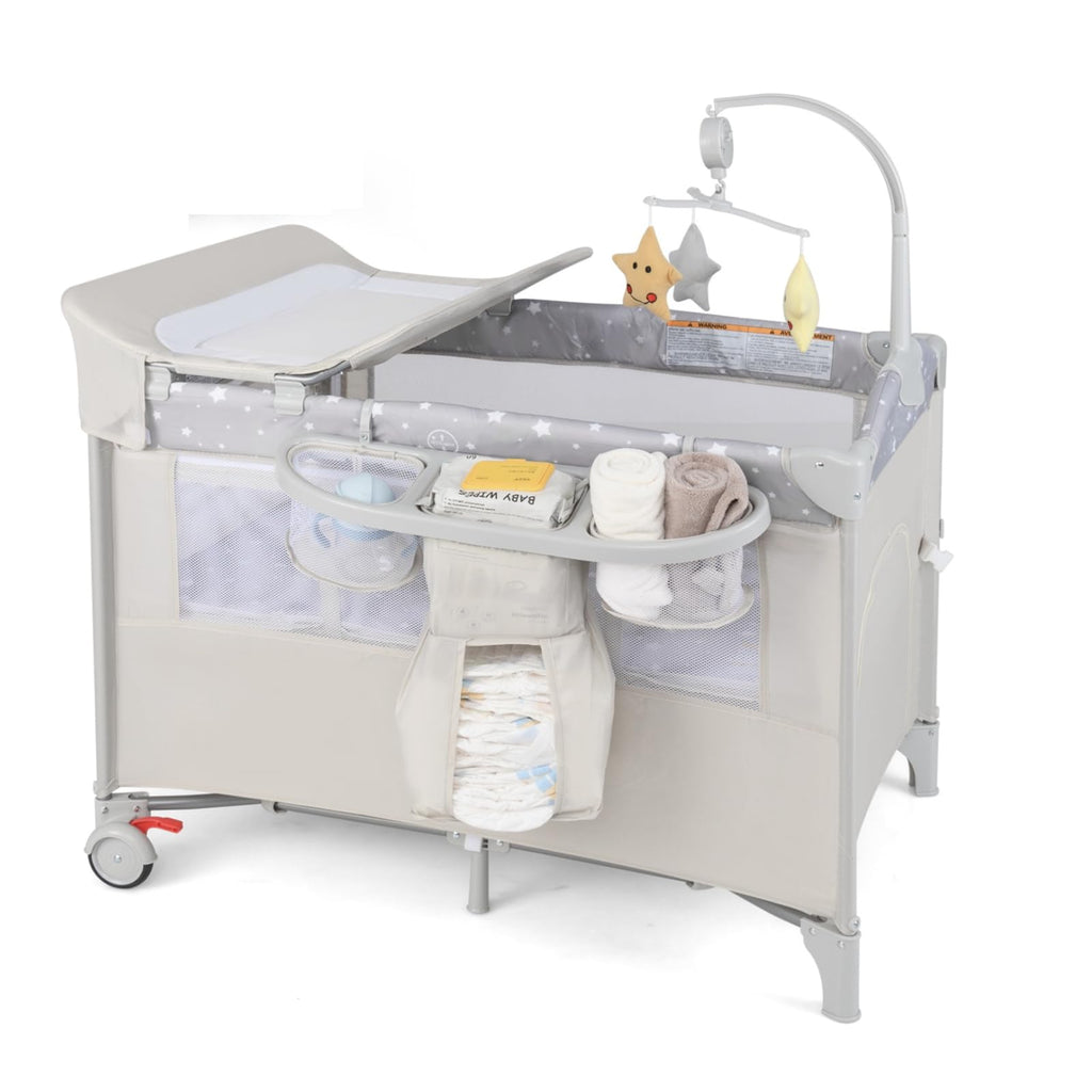 5-in-1 Pack and Play Bassinet Playard A9977