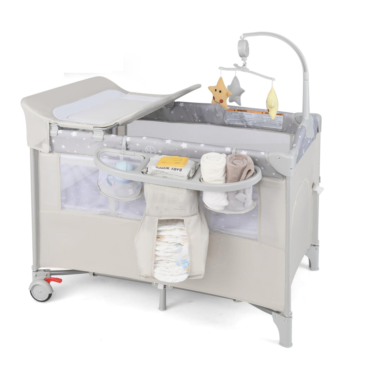 5-in-1 Pack and Play Bassinet Playard A9977