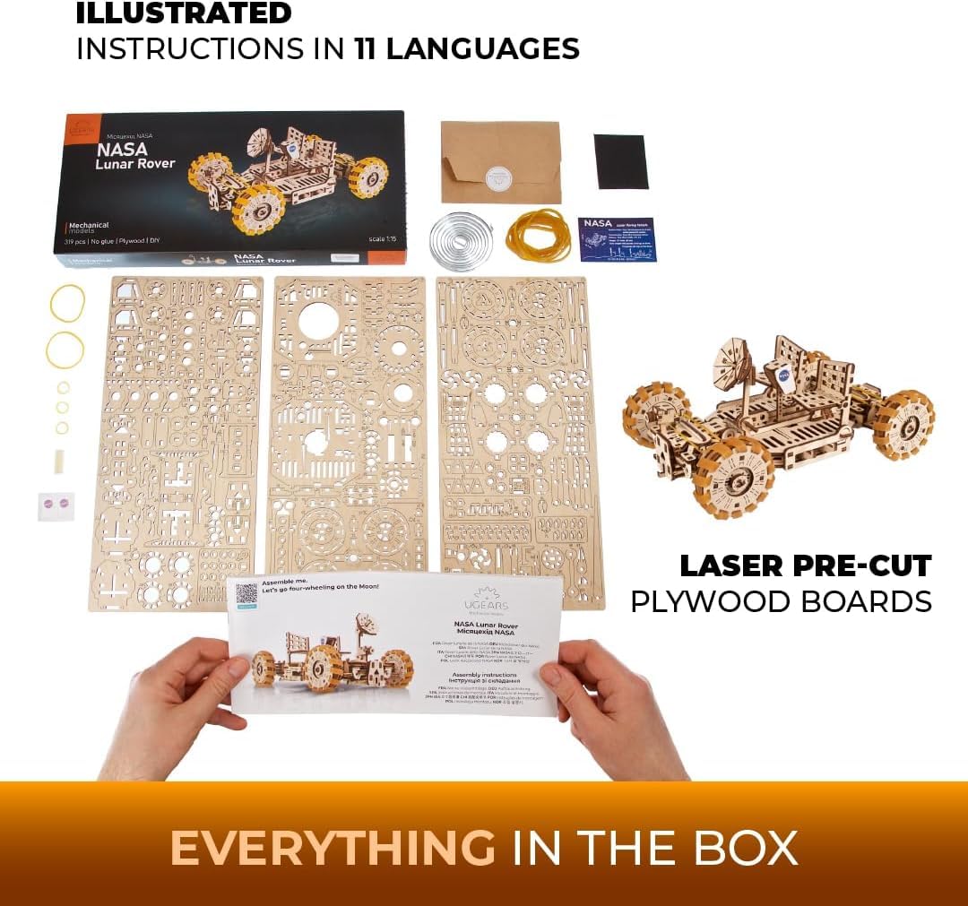 3D Wooden Mechanical Puzzle 319-Parts G5542