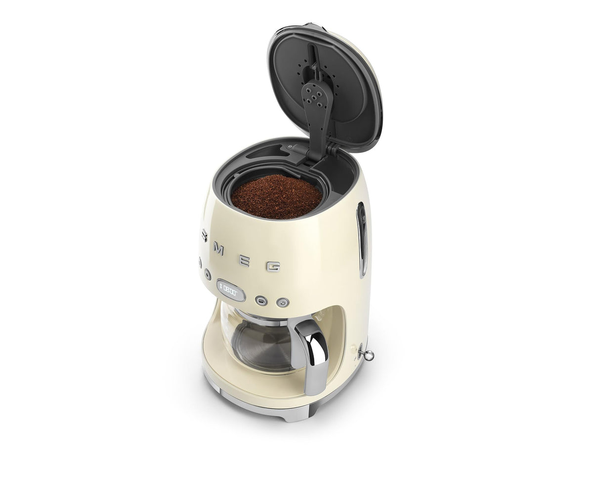 Cream Drip Coffee Machine with 10 Cup Glass Carafe A561