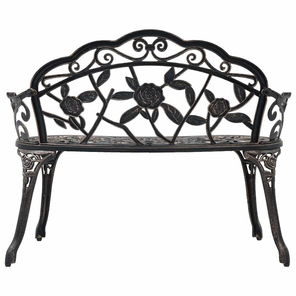 Bronze Cast Aluminum Outdoor Bench F209217