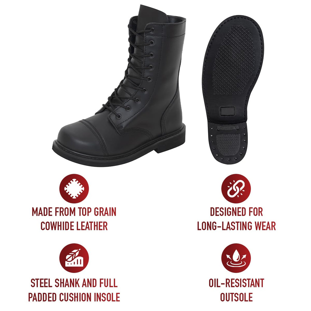 9 Inch Paratrooper Boots X86495