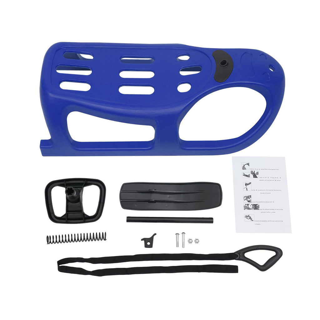 Cold-Resistant Plastic Snow Sled with Pull Rope U141