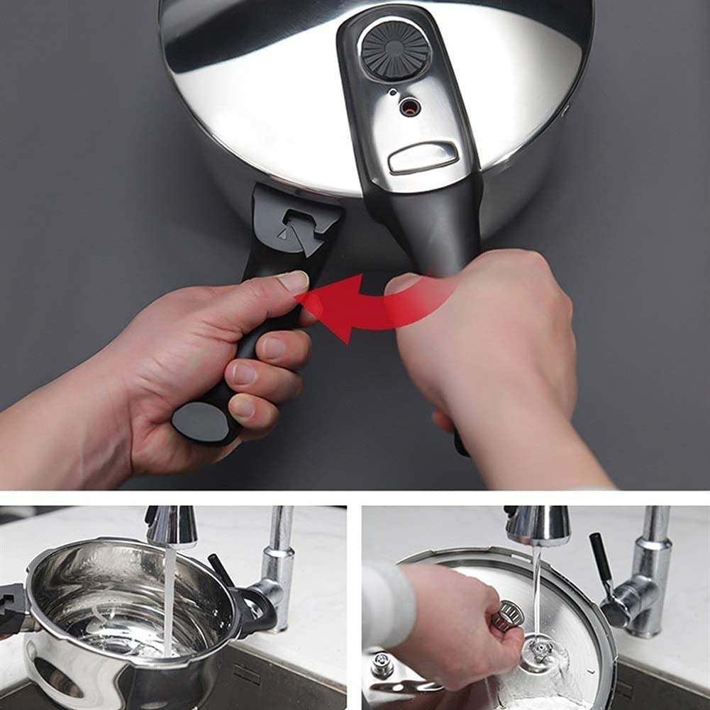 304 Thick Stainless Steel Pressure Cooker Q306