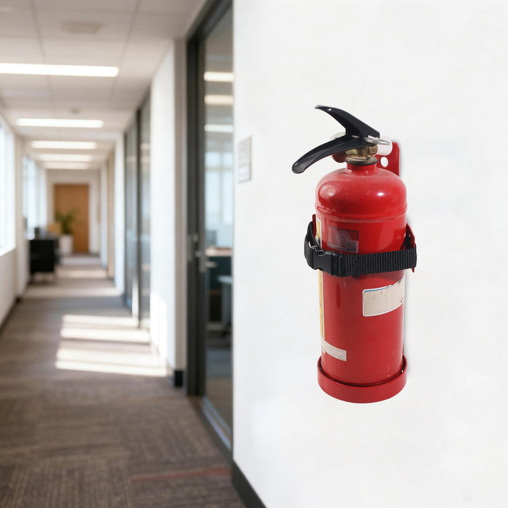 Fire Extinguisher Mount, 2.5LB Adjustable Straps Wall Hanging Holder 2Pcs J51672