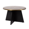 Round Hammered Metal Coffee Table S6688