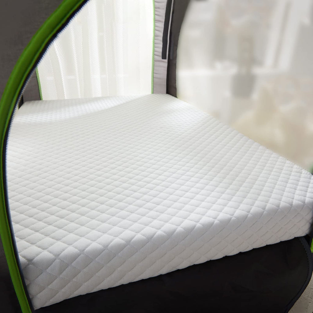 3" Waterproof Memory Foam Pack and Play Mattress White E18466