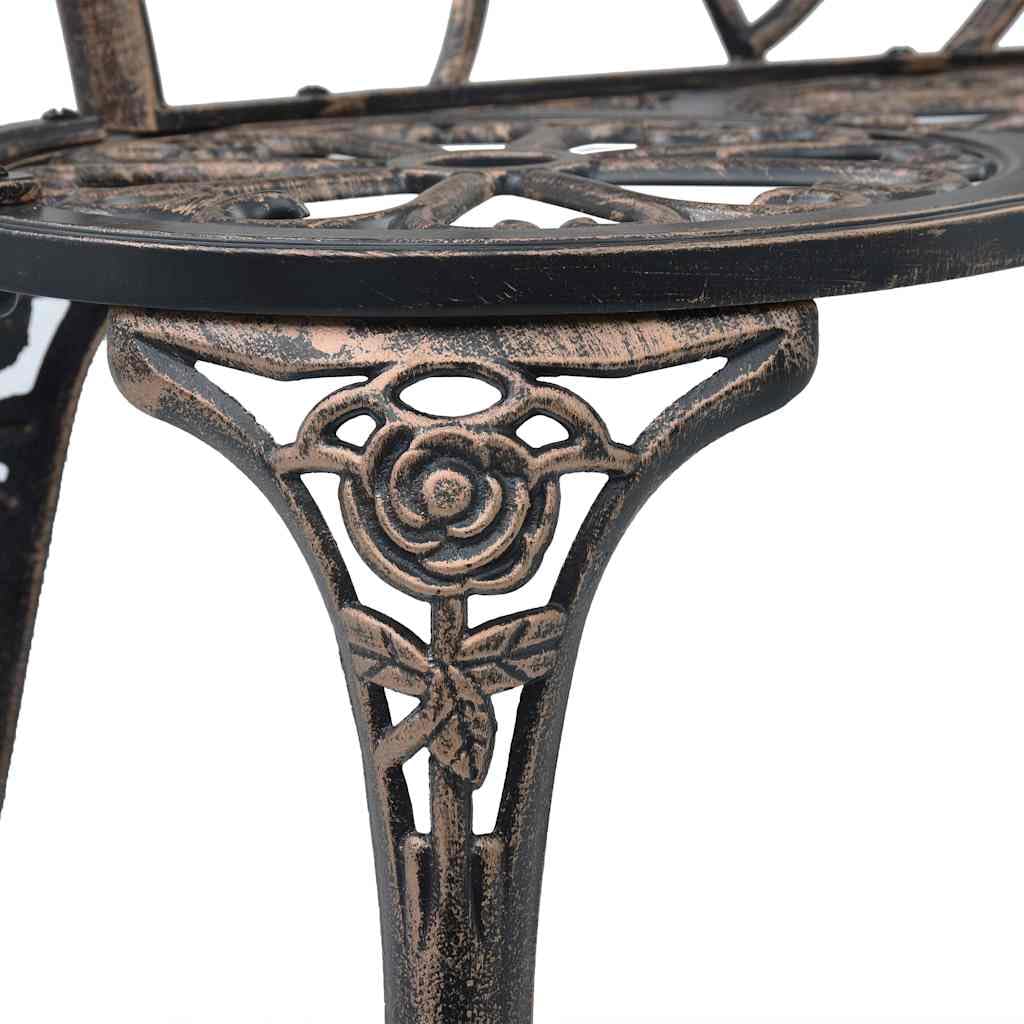 Bronze Cast Aluminum Outdoor Bench F209217