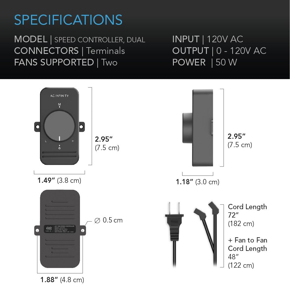 AC Fan Speed Controller U38916