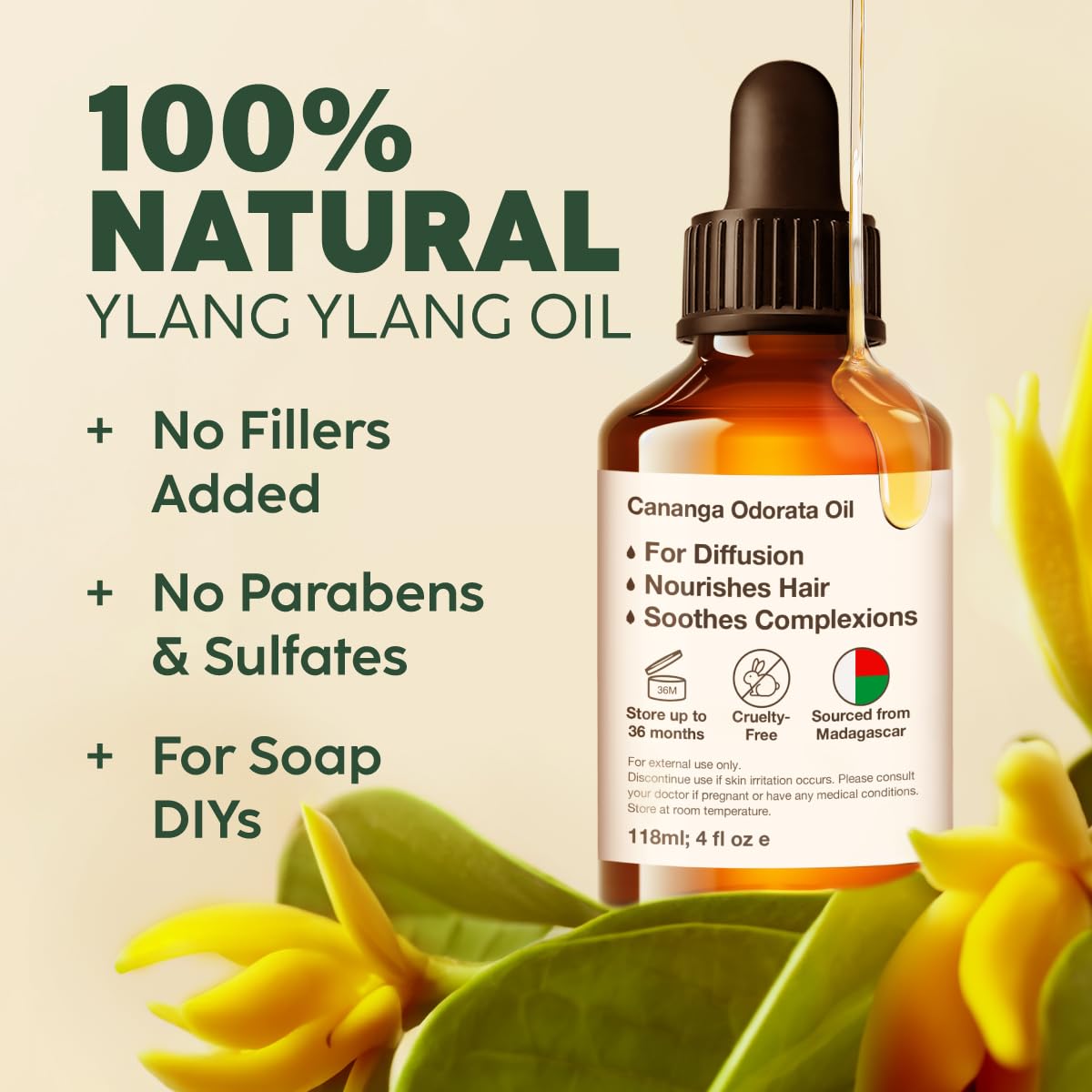 Lavender & Ylang Ylang Essential Oil Set 2x4 fl oz V9254