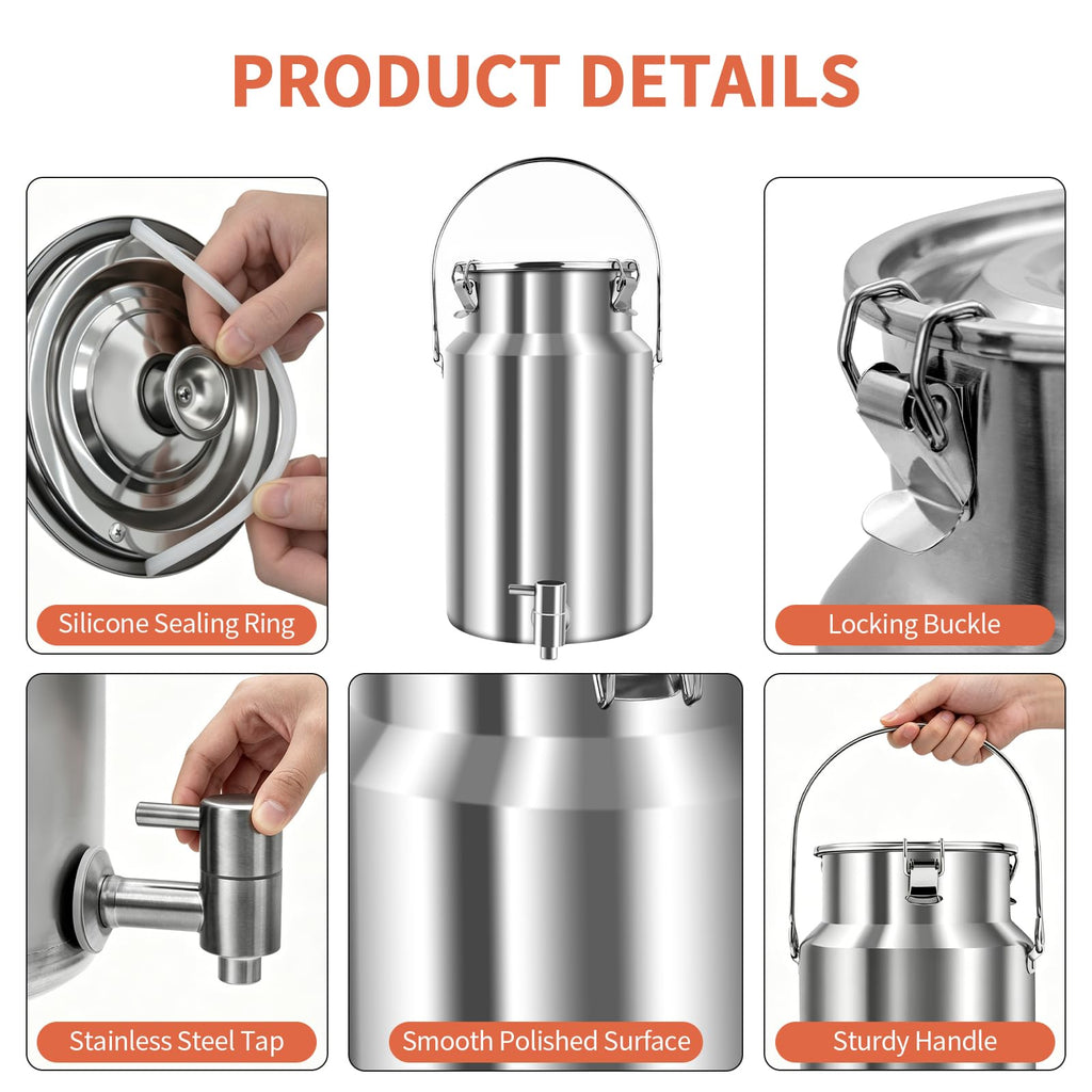10L Stainless Steel Water Dispenser with Faucet U897