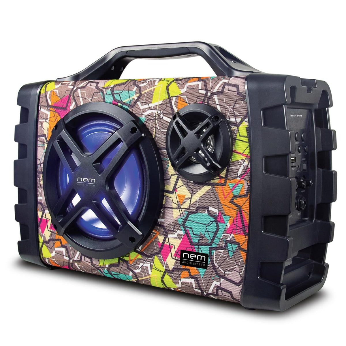Portable Wireless Bluetooth Stereo Speaker with Extra Bass T43443