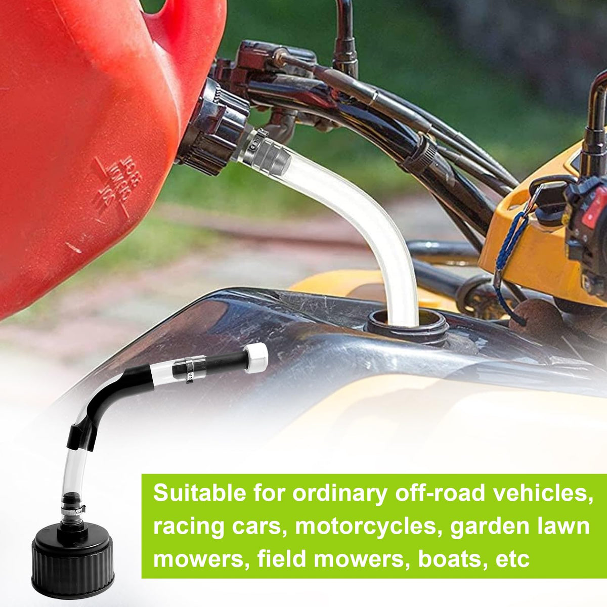 6 Piece Racing Fuel Jug Hose & Cap Kit X159