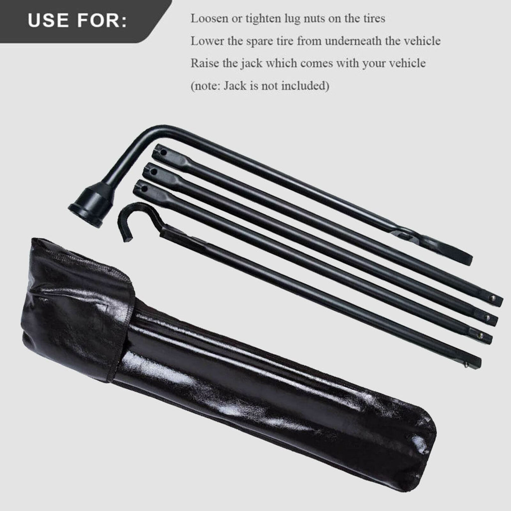 Spare Tire Lug Wrench Tool and 2 Ton Scissor Jack Y56336