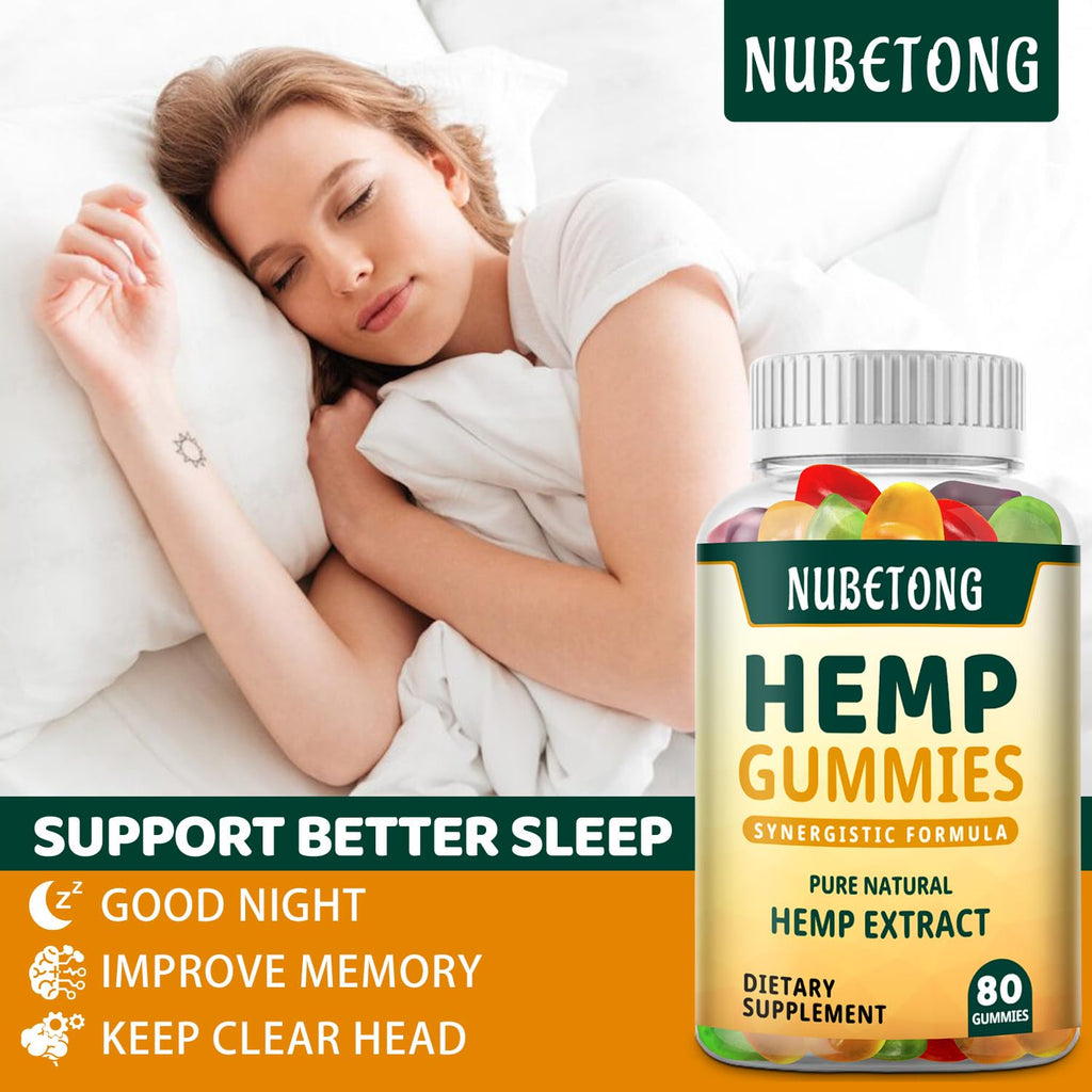 Hemp Gummies High Potency Organic Edible Supplement A8229