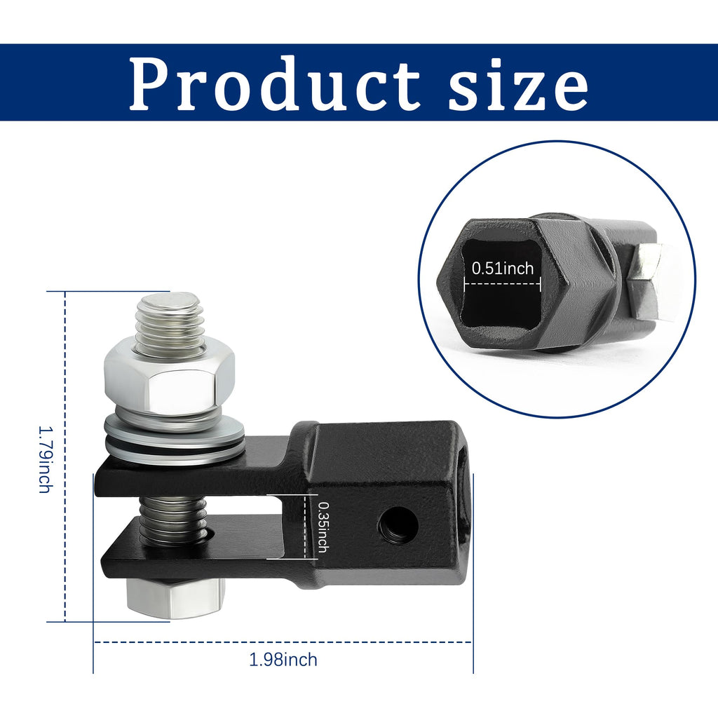 Scissor Jack Adapter for 1/2" Impact Drills F330