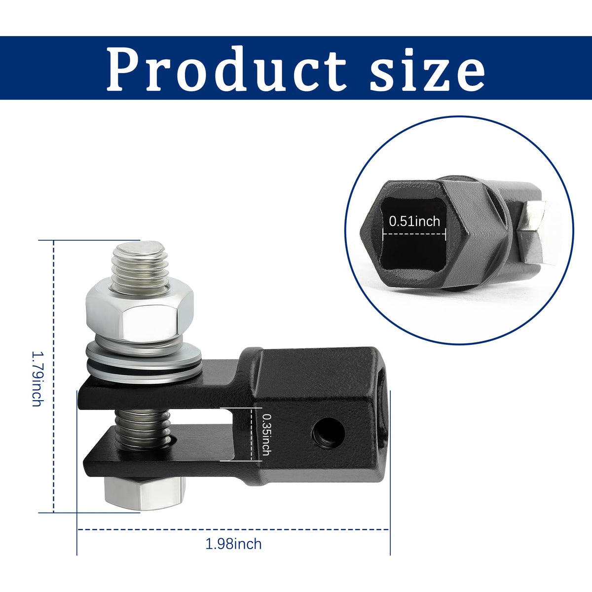 Scissor Jack Adapter for 1/2" Impact Drills F330