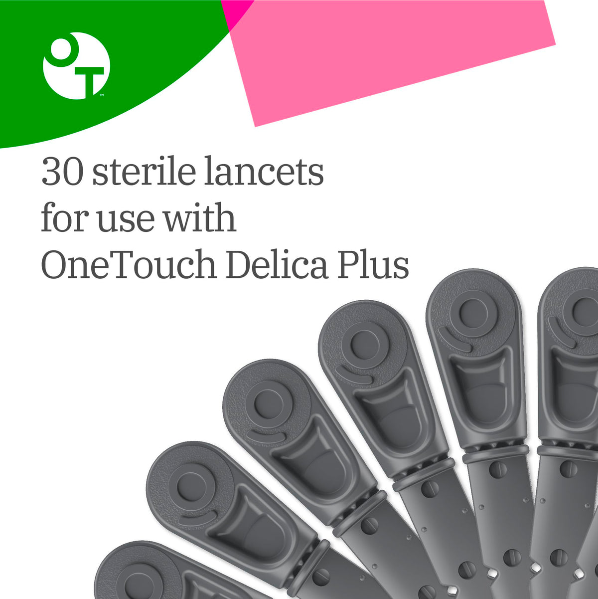 Test Strips and Lancets, 30 Each, 60 Count R7346