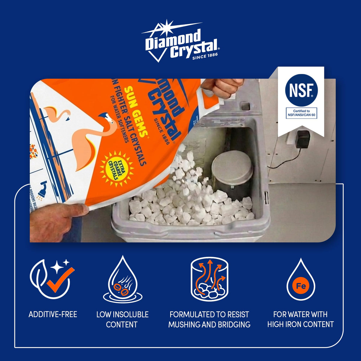 4 Pack Water Softener Salt, 40 Pounds G105653