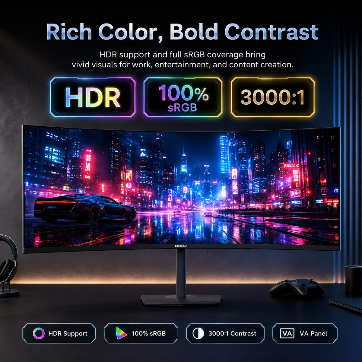 49 Inch Curved Ultrawide Monitor 5120x1440 120Hz E323