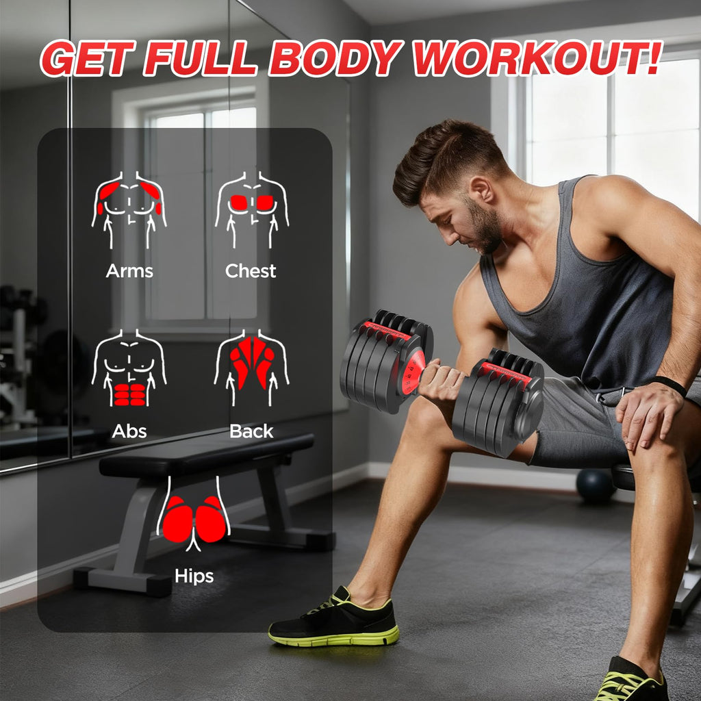Adjustable Dumbbells Set of 2 F24536