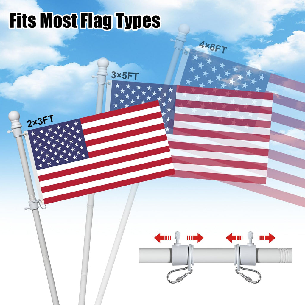 5ft Heavy Duty Stainless Steel Flag Pole A330