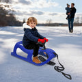 Cold-Resistant Plastic Snow Sled with Pull Rope U141