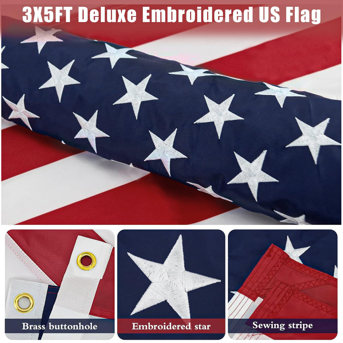 5FT Stainless Steel Flag Pole with Holder S69302