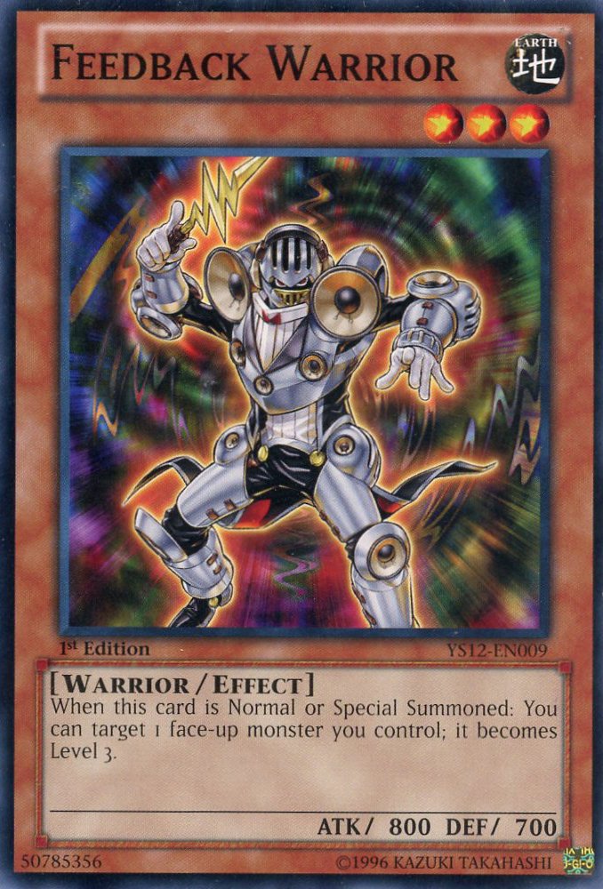 Yu-Gi-Oh! Feedback Warrior 1st Edition Common V966402