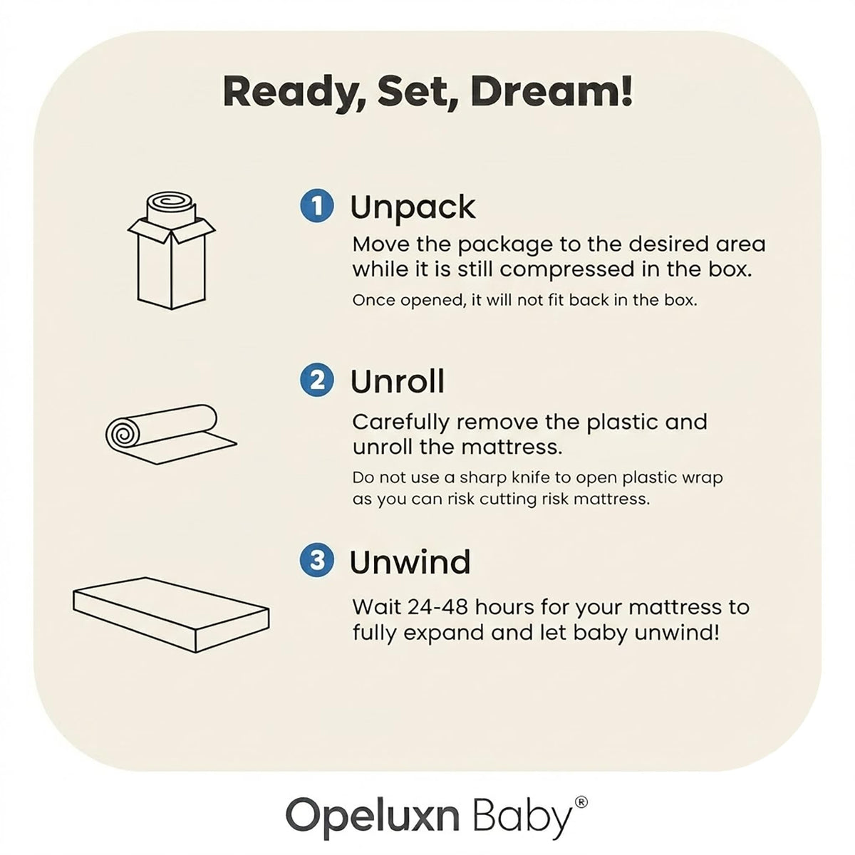 2-Sided Mini Crib Mattress 38"x24"x4" G4551