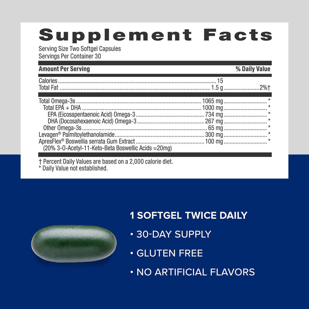 Fish Oil Plus Joint Omega 3 U976417