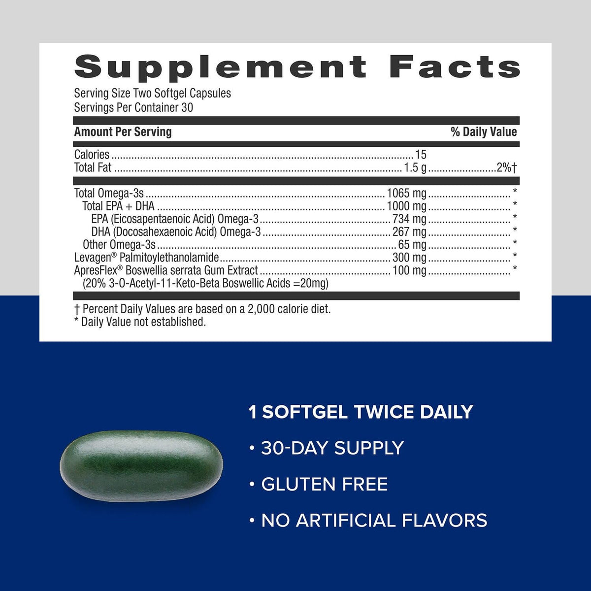 Fish Oil Plus Joint Omega 3 U976417