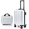20 Inch Hardside Spinner Suitcase with Makeup Case and Coded Lock G4784