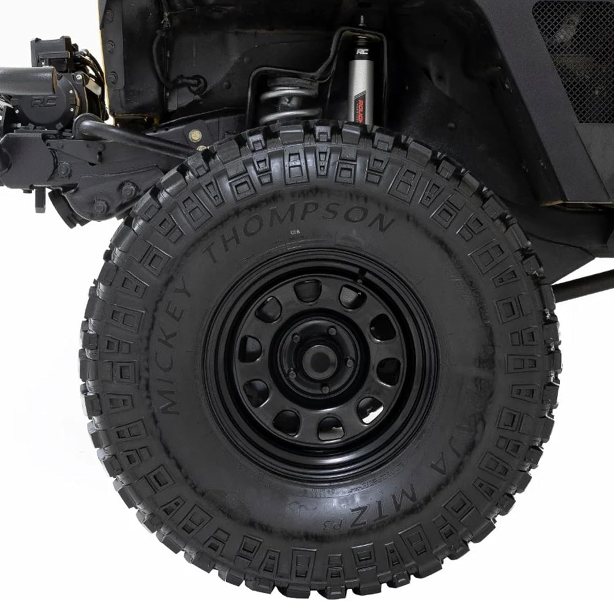 Black Steel 16x8 5x5 Bolt Pattern Wheel K293989