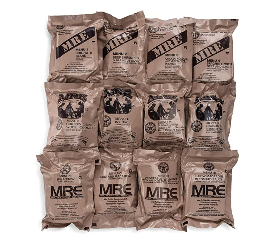 MRE Meals Ready to Eat 12 Pack C315