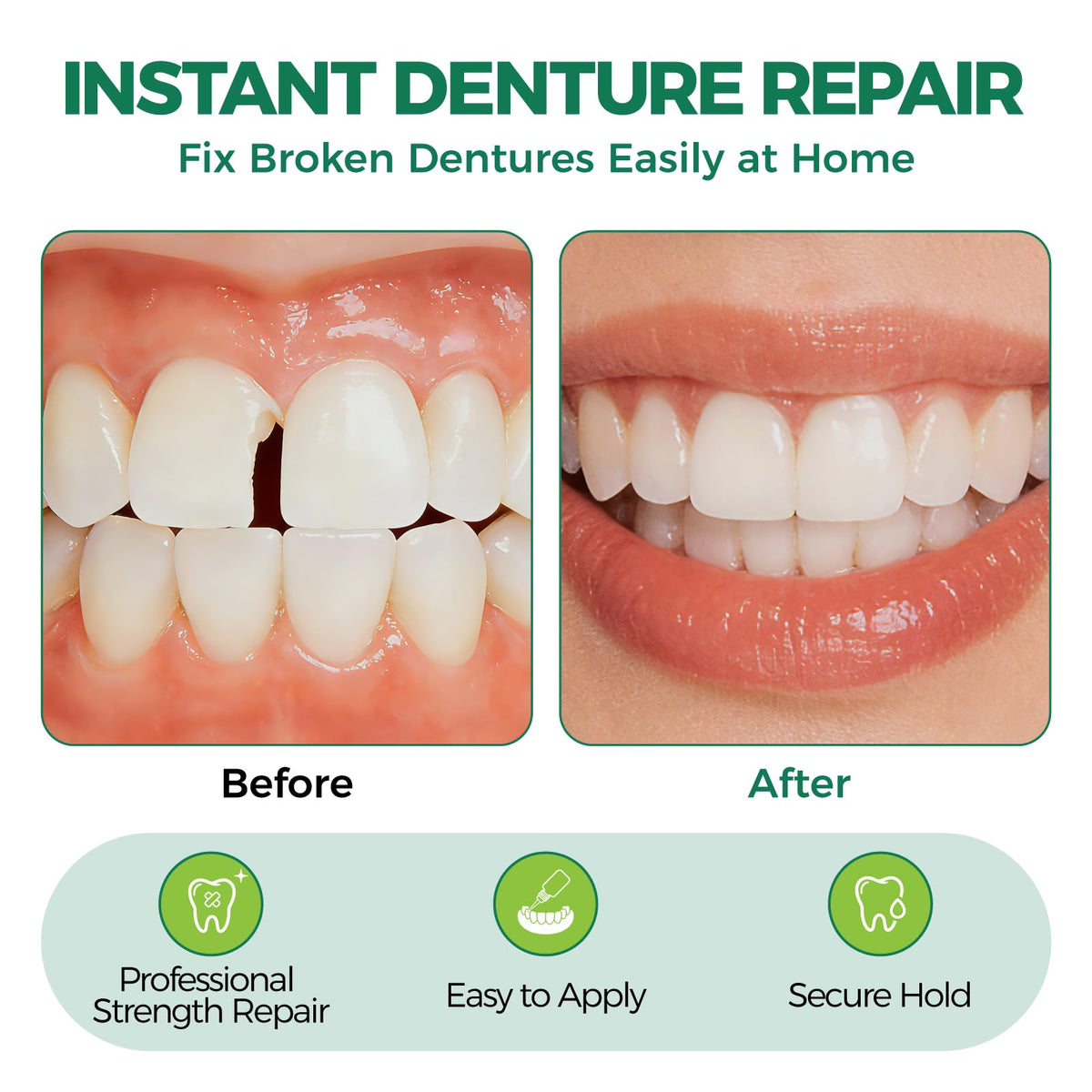 Denture Repair Adhesive Kit 10ML M515246