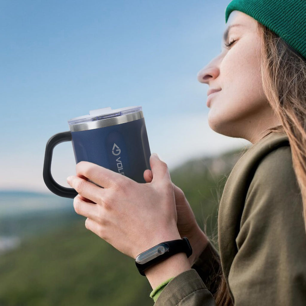 16 oz Stainless Steel Insulated Travel Mug Tumbler W507154