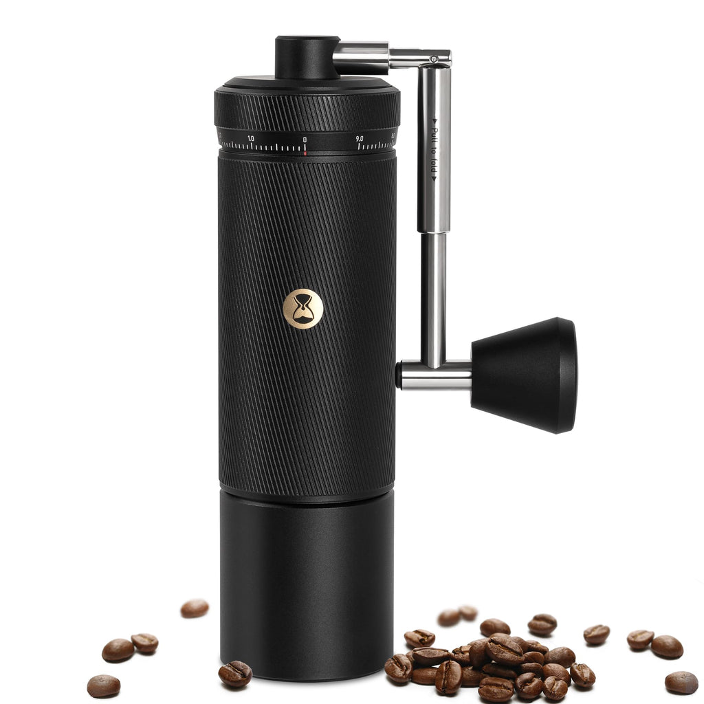 Manual Coffee Grinder with Stainless Steel Burr, Black L277